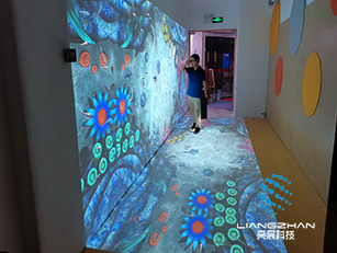 南山6通道地面互動(dòng)