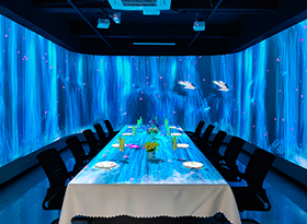 5D全息光影餐廳｜光影與藝術(shù)相融打造百變空間
