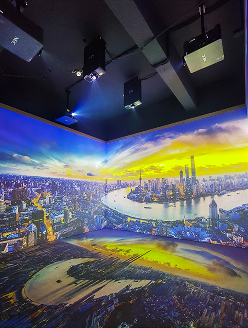 多投影融合魔術(shù)——沉浸式CAVE空間