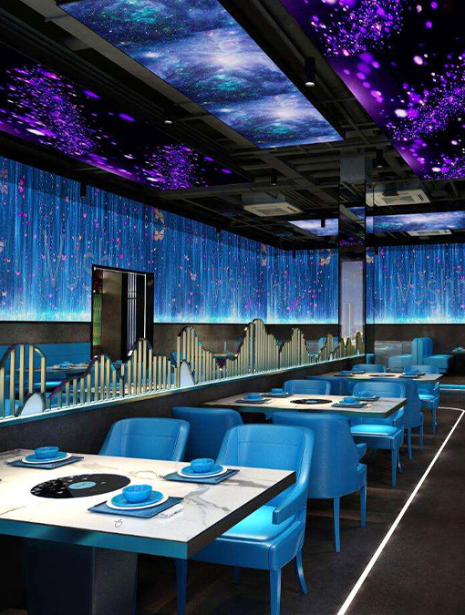 5D全息光影餐廳｜光影與藝術(shù)相融打造百變空間
