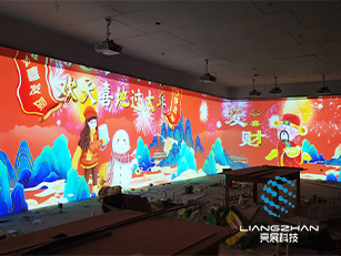 湖南會所多通道投影融合