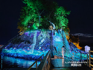 千島湖戶外結(jié)構(gòu)投影