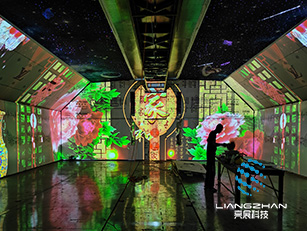 移動婚宴車全息光影效果