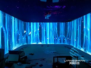 佛山席夢思全息光影效果